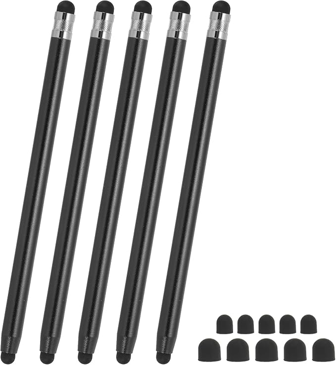 PATIKIL 5 Pcs Stylus Pens for Touch Screens, 2 in 1 High Sensitivity Universal by PATIKIL