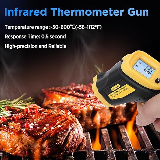 Infrared Thermometer Laser Temperature Gun -58℉ to 1112℉ - Image 2