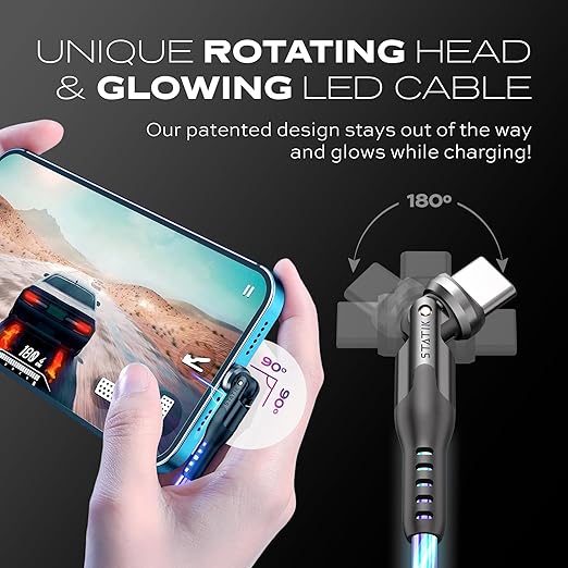 Statik 360 Pro Magnetic Charging Cable - Image 3