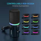 FEELWORLD PM1 XLR USB Dynamic Microphone - Image 5