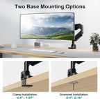 MOUNT PRO Single Monitor Mount for Max 43 Inch Ultrawide Computer Screen - Image 8