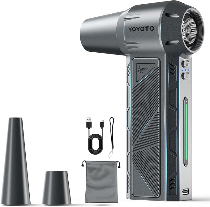 Compressed Air Duster, 300000RPM Powerful Electric Air Duster Rechargeable by Unknown