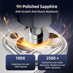 Compatible with iPhone 14 Pro Max Camera Lens Protector, Tempered Glass Full - Image 4