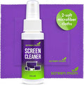Screen Cleaner Spray and 2 Microfiber Cloths - 2oz Bottle by Screen Mom-Screen by ScreenMom