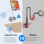 AboveTEK Tablet Stand Holder, Aluminum iPad Holder - Image 7