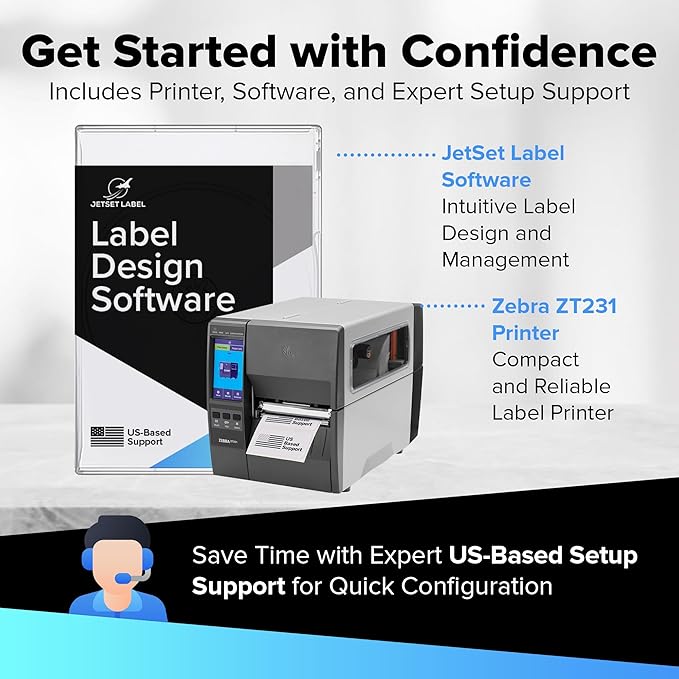 Zebra ZT231 | Thermal Transfer & Direct Thermal 203 DPI | ZT23142-T01000FZ | USB - Image 2