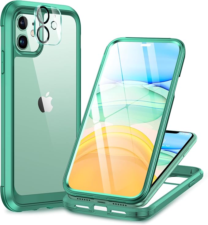 Miracase Glass Series for iPhone 11 Case 6.1 inch, Upgraded Full-Body Rugged by Miracase