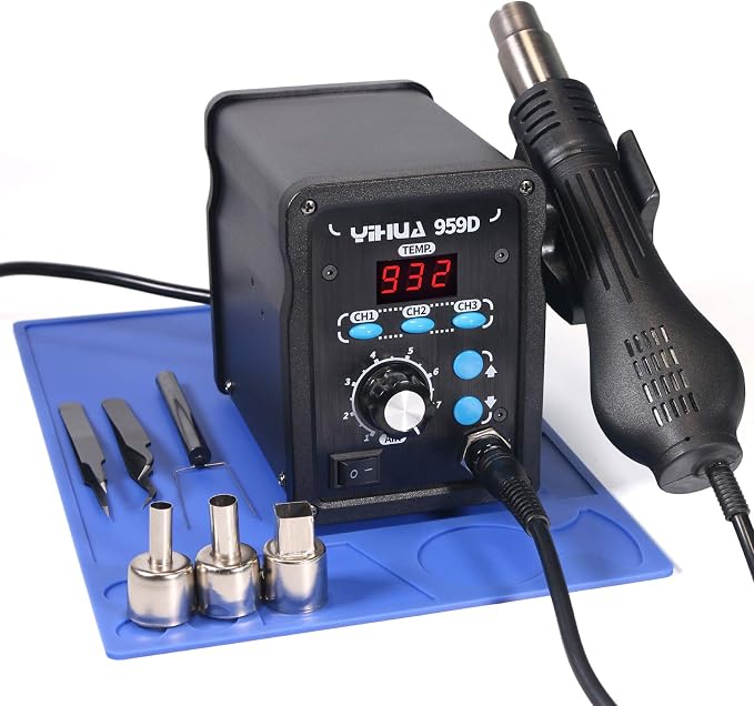 YIHUA 959D-Digital Hot Air Rework Station, High Power by YIHUA
