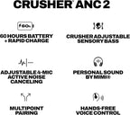 Skullcandy Crusher ANC 2 Wireless Over-Ear Bluetooth Headphones - Image 10