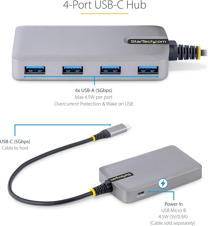 StarTech.com 4-Port USB-C Hub - Image 3