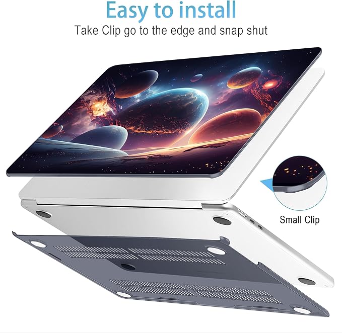 Mektron for 2025 M4 MacBook Air 13.6 Inch A3240 Case Fits 2023 A2681 M2 2024 - Image 3