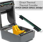 P1080383-226 New Printhead for Zebra ZD420 ZD620 ZD621 Thermal Desktop Printer - Image 4