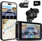 4K Dash Cam Front and Rear STARVIS 2 IMX675 & IMX307 Dual HDR, Car Camera by HUPEJOS