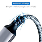 Tan QY USB 3.0 Extension Cable 24.5Ft/7.5M, USB 3.0 High Speed Extender Cord - Image 4