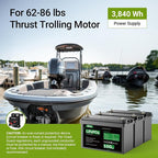 HQST LiFePO4 Battery 100ah Lithium Battery, 12V Lithium Iron Phosphate Battery - Image 4
