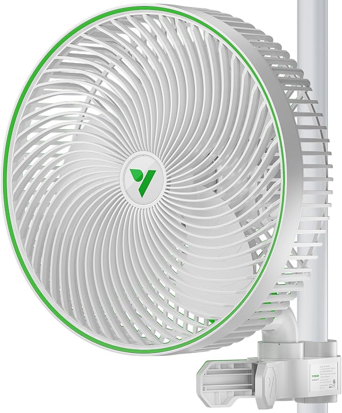 VIVOSUN AeroWave E9 Grow Tent Fan 9", EC Motor, WiFi-Controllable, US Patented by VIVOSUN