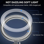 Desktop Ring Light with Stand and Phone Holder, Zoom Lighting - Image 7