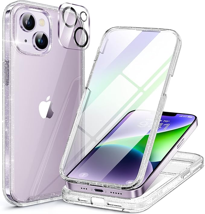 Miracase Designed for iPhone 14 Case 6.1 inch, Full-Body Protective Bumper by Miracase