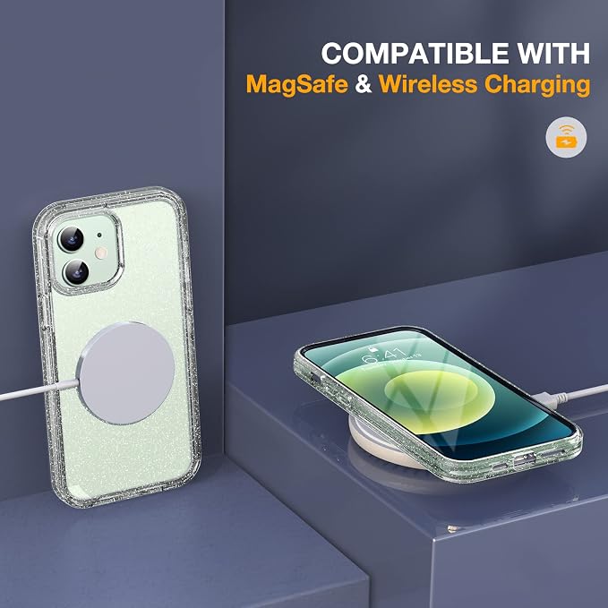 Miracase Glass Series for iPhone 12/12 Pro Case 6.1 inch, Upgraded Full-Body - Image 4