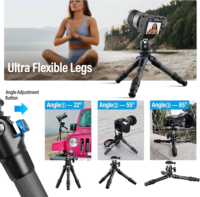 SIRUI Carbon Fiber Travel Tripod - Image 8