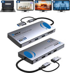 OREI SplitXtend USB C Docking Station Triple Monitor by OREI