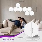 Mollywell Hexagon Acoustic Panels, High Density, Soundproofing, Decorative - Image 4