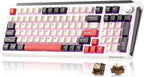 K98 Wireless Mechanical Keyboard, Tri-Mode BT5.0/2.4GHz/USB-C Hot Swappable by MIKIBY