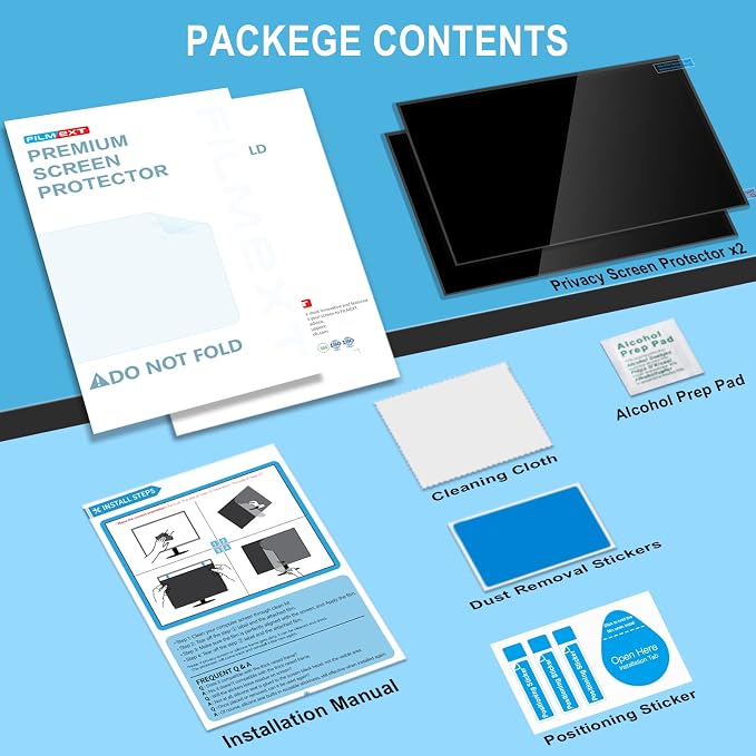 FILMEXT [2 Pack Removable Computer Privacy Screen Filter - Image 6
