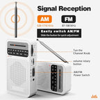 Portable Radio AM FM with Best Reception, Goodes Transistor Radio with Loud - Image 2