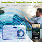 DreamSky Bluetooth Speaker Radio Sleep Timer, Hi-Fi Clear Extra Loud Sound - Image 2