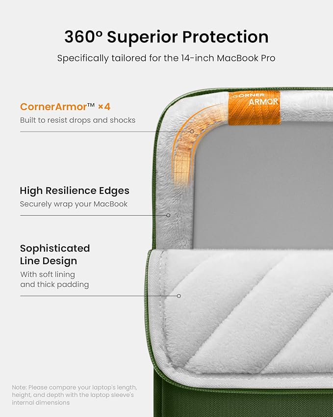 tomtoc 360 Protective Laptop Sleeve - Image 4