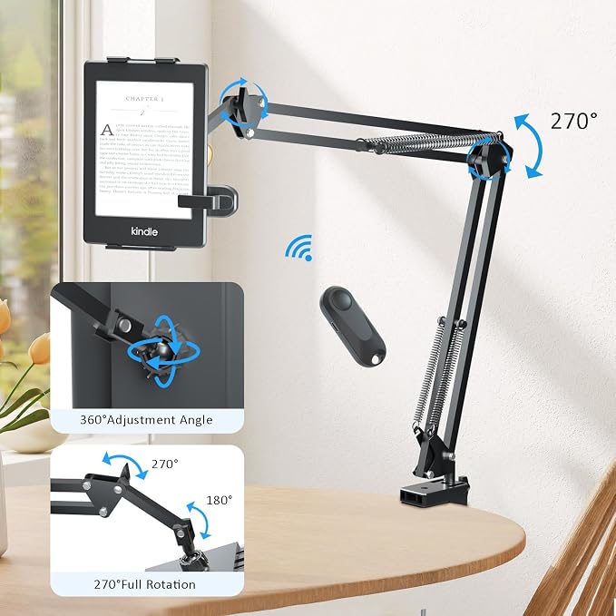 Tablet Holder for Kindle Reading in Bed - Image 7