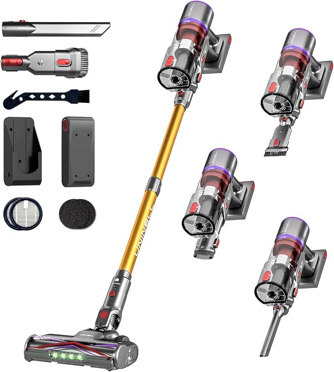 UNINELL HOME Cordless Vacuum Cleaner, 48000Pa 550W 65Mins Vacuum Cleaners by UNINELLHOME