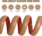 Floor Cord Cover Cavity 0.8"x0.37" Self Adhesive Cord Hider, 3.3FT Low Profile - Image 3
