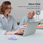 TECKNET Wireless Mouse Silent 4800 DPI Computer USB A & Bluetooth Mouse 6 - Image 5