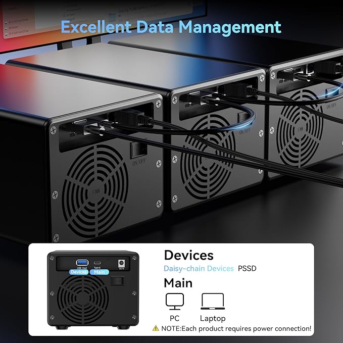 3 Bay 10Gbps Hard Drive Enclosure - Image 7