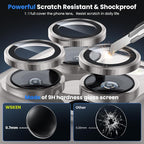 WSKEN for iPhone 16 Pro/iPhone 16 Pro Max Camera Lens Protector - Image 3