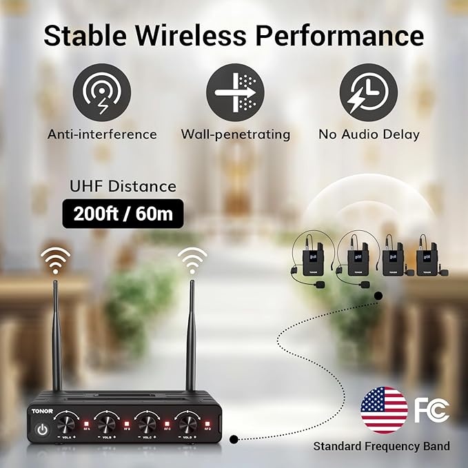 TONOR Wireless Microphones System - Image 4