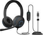 Cyber Acoustics USB Stereo Headset – Durable, and Clear Communication in by CyberAcoustics