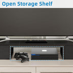 45" Large TV Riser with Fabric Drawers - Image 4