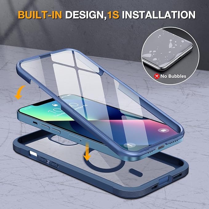 Miracase Magnetic Case for iPhone 13 Mini 5.4 Inch, - Image 4