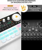 MAONO Podcast Equipment Bundle Audio mixer All-in-One Podcast Production Studio - Image 5