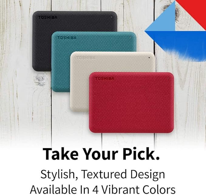 Toshiba Canvio Advance 4TB Portable External Hard Drive USB 3.0 - Image 2