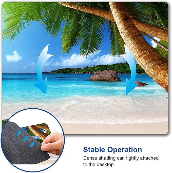 Beach Mouse Pad With Coconut Trees - Image 6