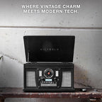 Victrola Navigator 8-in-1 Bluetooth Record Player - Image 4