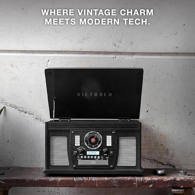 Victrola Navigator 8-in-1 Bluetooth Record Player - Image 4