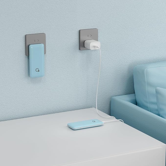 Q 10000mAh Power Bank, Slim Portable Charger, 4 Output External Battery Pack - Image 4
