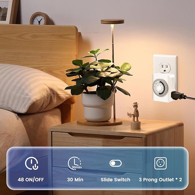 Outlet Timer, Timers for Electrical Outlets Indoor - Image 6