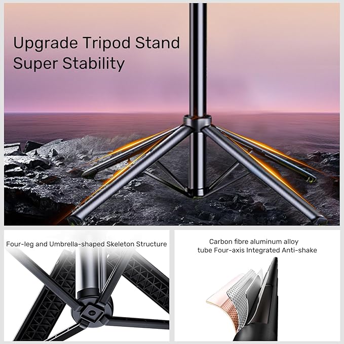Auto Face Tracking Selfie Stick Tripod - Image 3