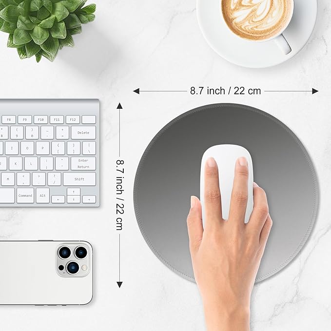 ITNRSIIET Mouse Pad Non-Slip Rubber Base Smooth Surface Stitched Edges - Image 3